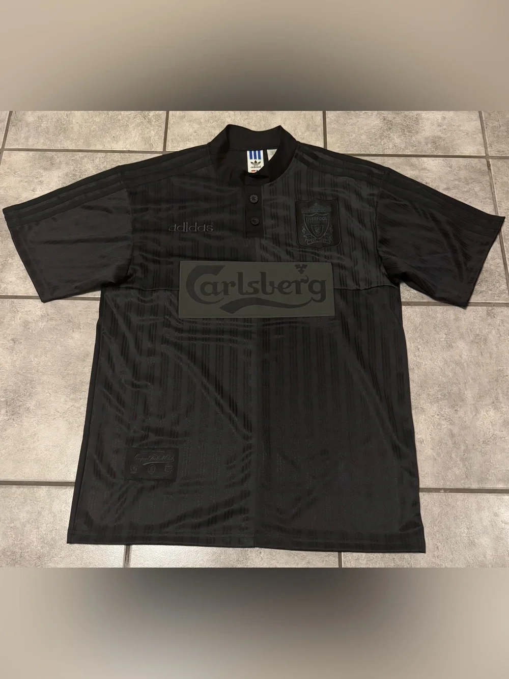 Adidas Liverpool FC Special Jersey 95 Mens Medium Black Retro Throwback Soccer